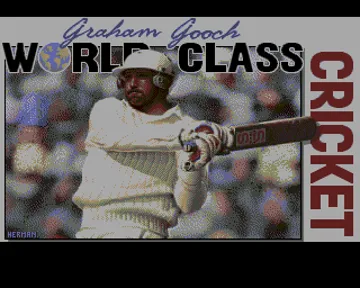 Graham Gooch World Class Cricket screen shot title